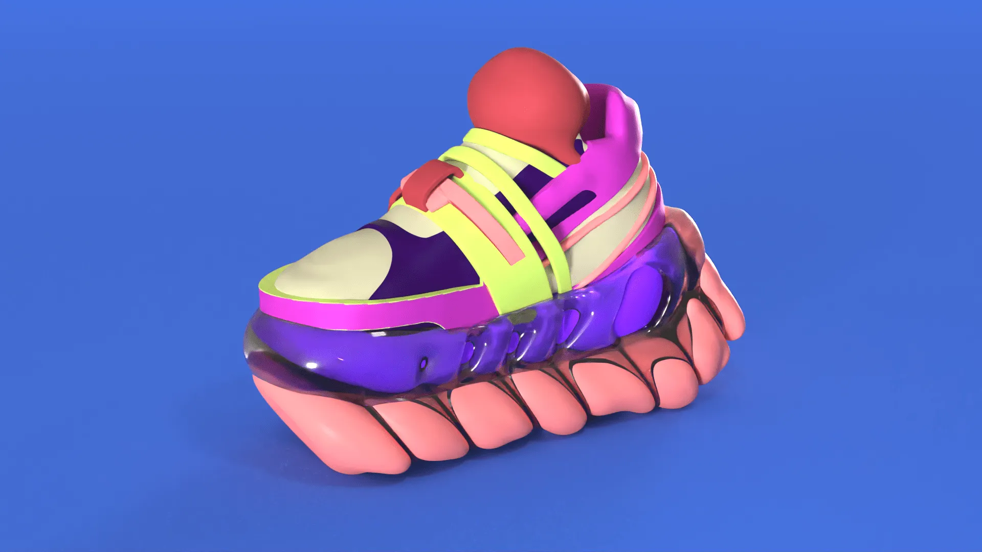 Web-based 3D modeling application with full creative control